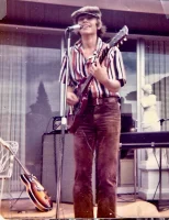 Doug at Mic, Wrath Creek, 1974