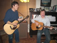 Doug with Gerry Powers, old NY friend, 8/2010