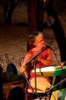 Kathy Rodrigue on flute Cooked Rice concert 2014