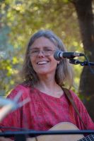 Jaine playing at the Cooked Rice concert