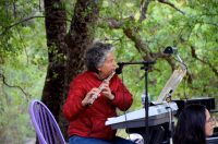 Kathy Rodrigue on flute